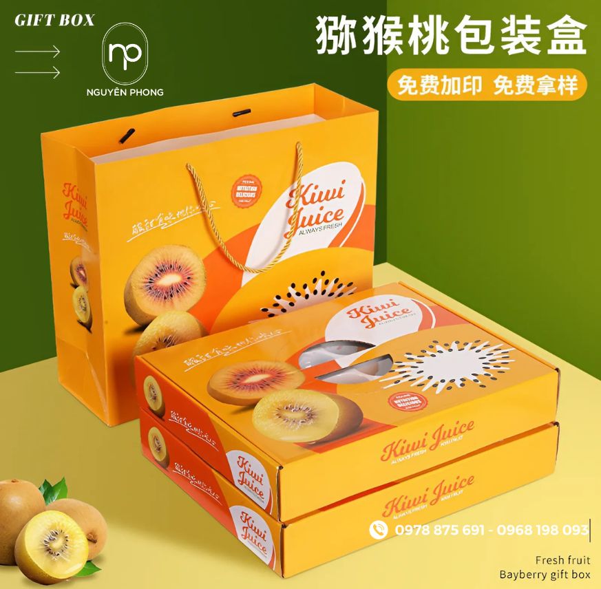 Ứng dụng thực tiễn của của hộp giấy đựng kiwi